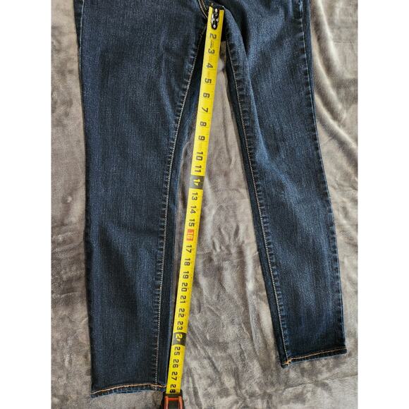 Authentic Heritage SO Jeans Juniors Size 13 Regular Skinny Straight Denim Blue - Picture 3 of 8